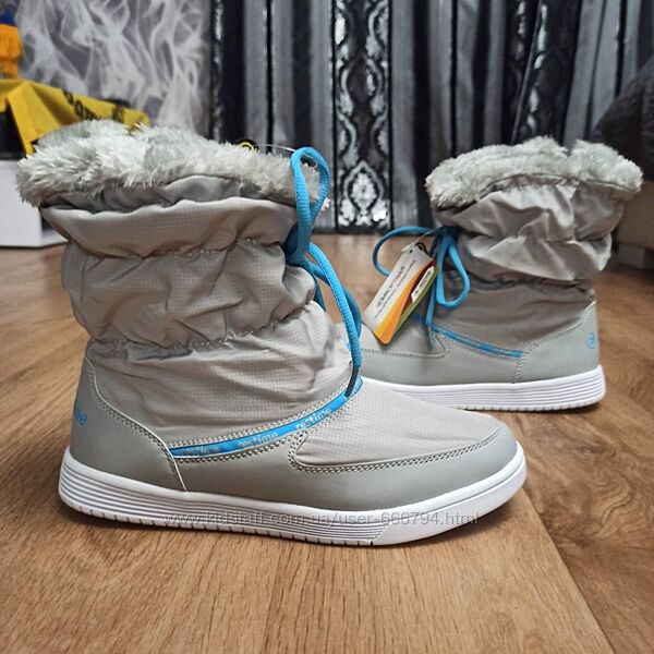 Жіночі дутіки сірого кольору ТМ Restime wwz12692 grey