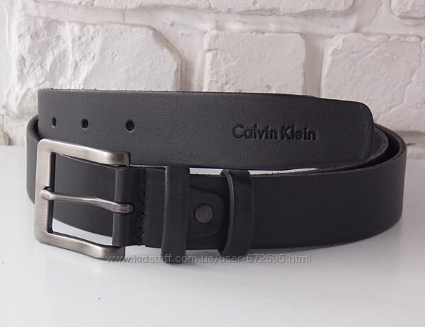 Мужской кожаный классический ремень Calvin Klein