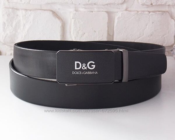 Мужской брючный ремень натуральная кожа 