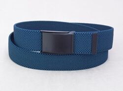 Мужской текстильный синий ремень Польша / текстильний ремінь синій