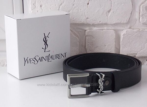 Женский кожаный ремень yves saint laurent / жіночий ремінь шкіряний YSL