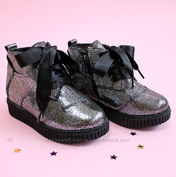 Шкіряні черевики для дівчинки тм Олтея