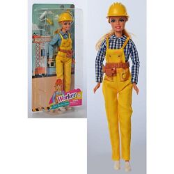 Лялька Defa іграшка 29 см, будівельник 15,5-33-6 см KM8464-BF