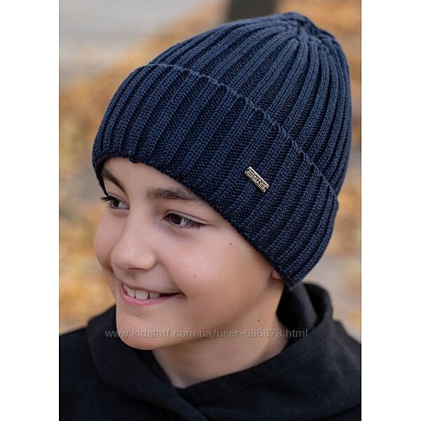 Зимова шапка для хлопчика Максим в асортименті тм Anika розмір 54-56