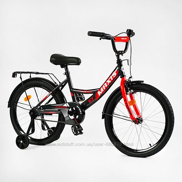 Велосипед 20 дюймів 2-х колісний CORSO MAXIS  1 ручне гальмо