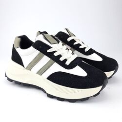 Кросівки Apawwa-ShoSho YF598P-1 black-white 36-41