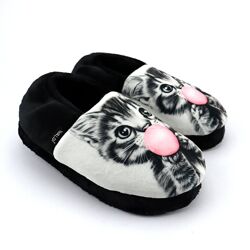 Тапочки Memory Waldi Home 28-37 чорні, котик