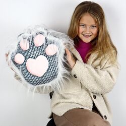 Лапа-антистрес принт сірий