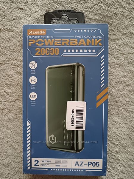 Power bank Proda Azeada, 20000 mAh