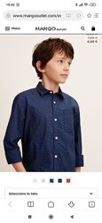 рубашка mango