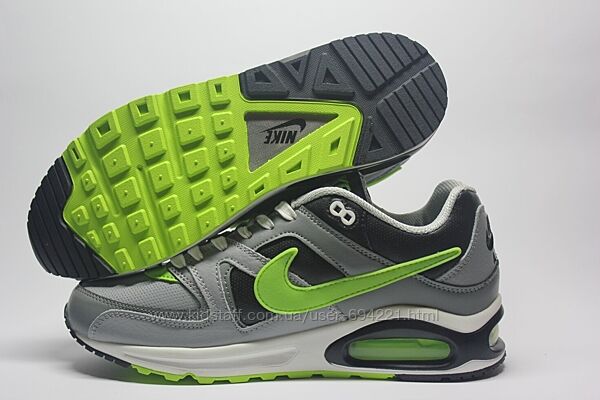 Чоловічі кросівки стиль Air Max сіро зелені