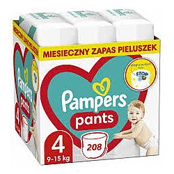 Трусики Pampers pants 4 9-15кг 208шт