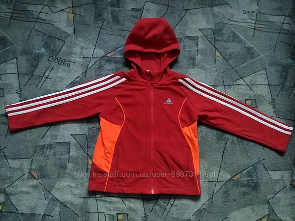 Кофта Джемпер adidas детский. Флис. Рост 128.