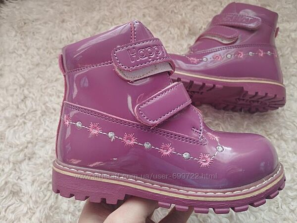 Дитячі зимові черевики для дівчинки, 26р. 16.5 см