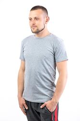 Футболка чоловіча , сіра футболка, 46-48рр, L-XL