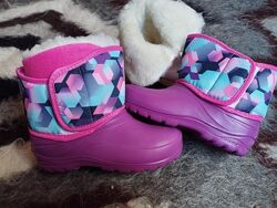 Дитячі дутики для дівчинки, дитячі еревики, дитячі сапожки, 28-35рр, 
