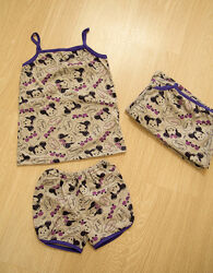 Літня піжама для дівчинки, 92-98р, 98-104р, бавовна