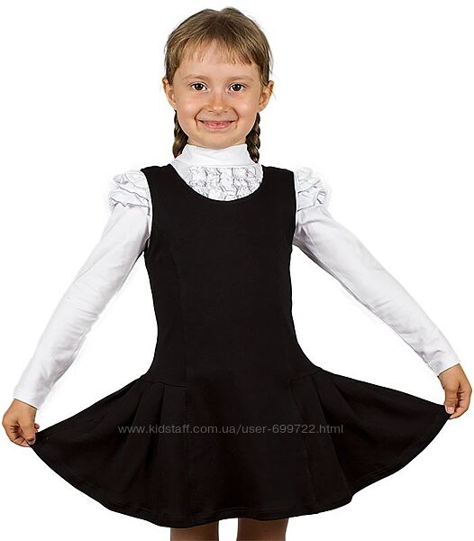 Чорний сарафан для дівчинки, 104-110р