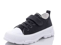 Чорні текстильні кросівки, 31-36рр