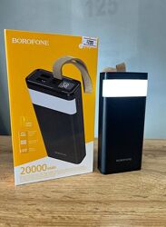 Портативна батарея Power bank Borofone BJ18 Coolmy digital display з ліхтар