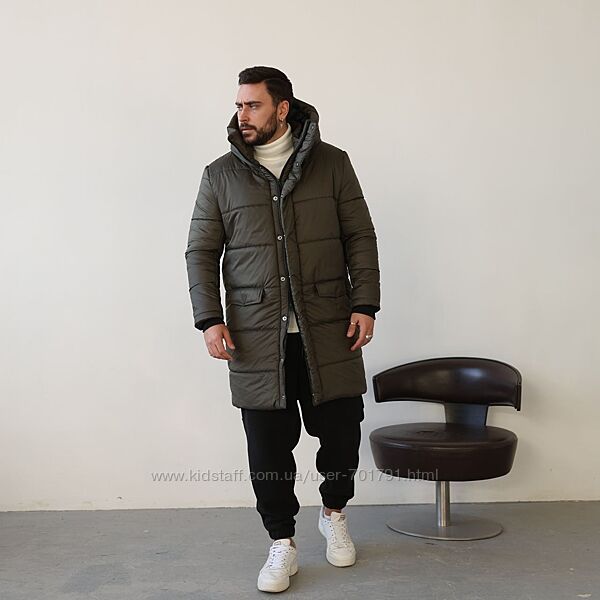 АКЦИЯКачественная мужская зимняя куртка парка пальто BRK от фирмы Asos