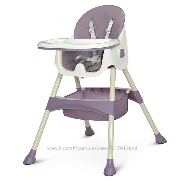 Детский стульчик для кормления Bambi Бамби M 4136. Эко кожа