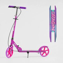 Самокат двоколісний Dragon Best Scooter  сталева рама від 5 років 