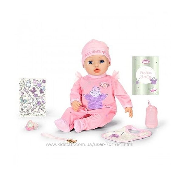  Інтерактивна лялька Baby Annabell 706626 Моя маленька крихітка