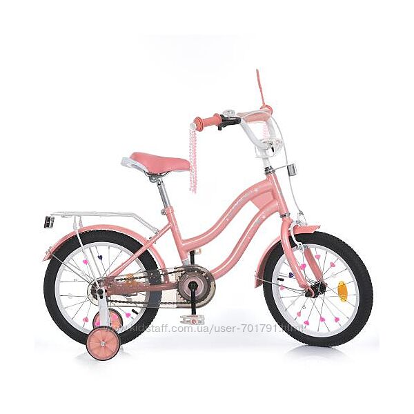 Двоколісний велосипед на дівчинку Profi Star на 14,16,18 дюймів