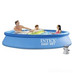  Надувний басейн Intex Easy Set 28118, 305 x 61 см з насосом з фільтр-картр