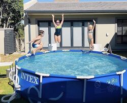 Бассейн большой каркасный 28210 круглый, 366-76см, объем 6 503 л