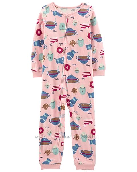 6л,7л,8л. Человечек без стоп флисовый Carters Выпечка. Слип