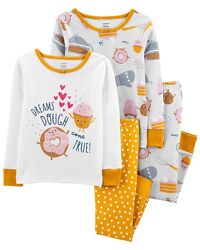 3т,4т,5т. Пижамы Вкусняшки Carters из хлопка в комплекте. Наличие.