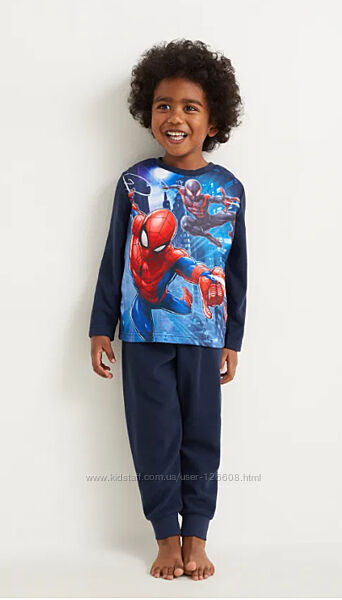 122,134. Флисовая пижама Спайдермен, Человек паук C&A.