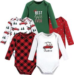 6-9м,9-12м,18-24м. Боди с длинным рукавом Hudson Baby, набор 5 шт