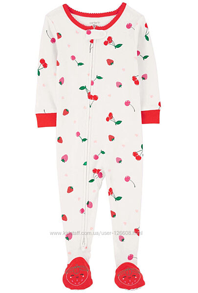 18м,2т,4т. Человечек пижама из хлопка Carters, слип картерс.