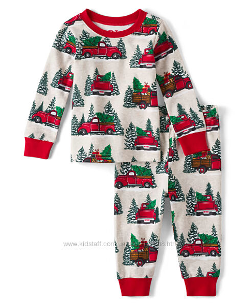 12-18м,18-24м,2т,3т. Пижама Накануне Рождества Childrens Place из хлопка