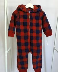 6м,12м,18м,24м. Теплый комбинезон Carters из шерпы. В наличии.