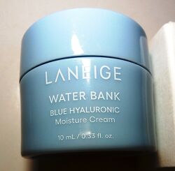 Laneige water bank blue hyaluronic cream 10мл увлажняющий крем для лица