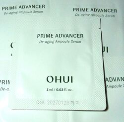 OHUI Prime Advancer De-Aging Ampoule Serum люксовая лифтинг сыворотка