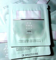 THE FACE SHOP Yehwadam Artemisia Soothing Moisturizing Cream крем с полынью