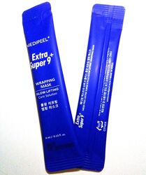 Medi-peel extra super 9 plus glow lifting wrapping mask 4мл маска пленка