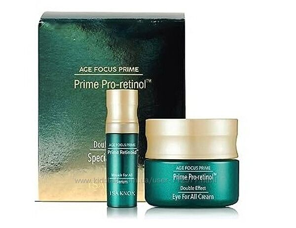  Isa knox age focus prime double effect skincare special gift set набор