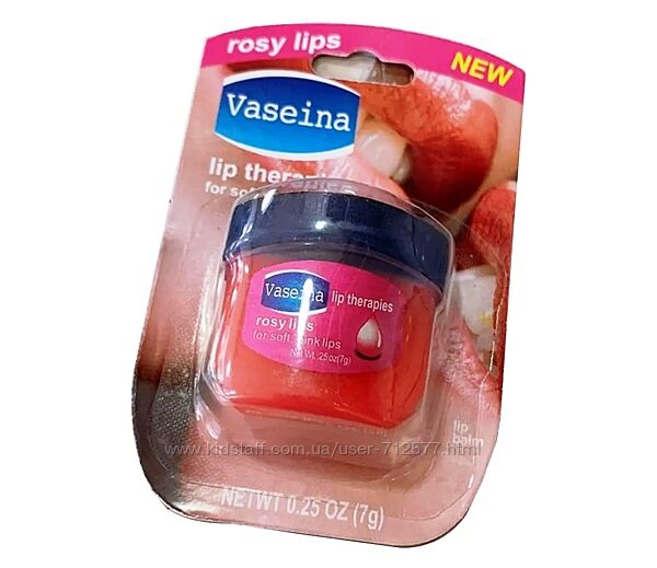 Вазелиновый бальзам для губ Rosy Lips