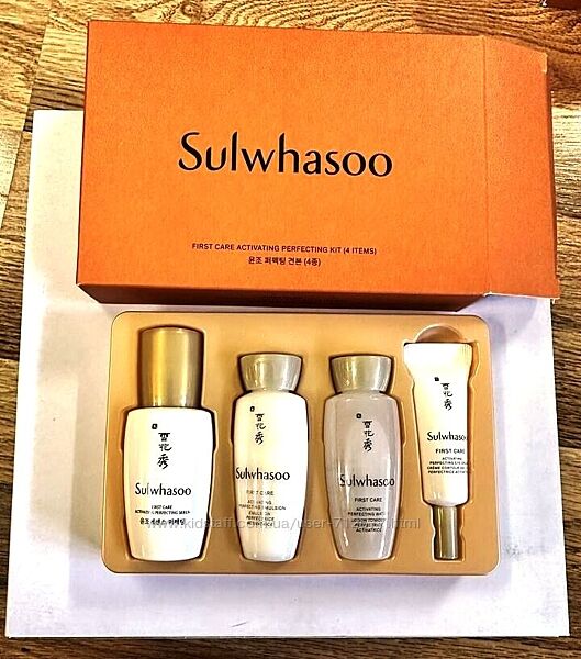 SULWHASOO First Care Activating Perfecting Kit 4items Набор миниатюр 