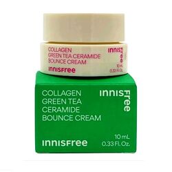 Innisfree Collagen Green Tea Ceramide Bounce Cream 10ml крем коллаген чай