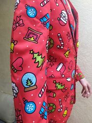 Костюм Новорічний чоловічий яскравий для тематичної вечірки новорічний прин