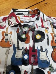  Сорочка Music чоловіча, підліткова Мотив Музика модний принт