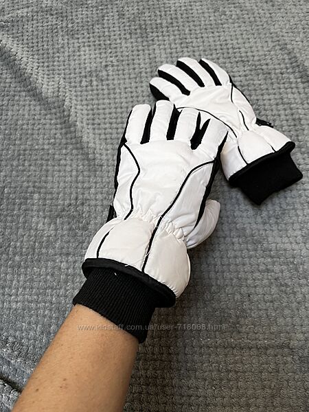 Рукавиці Лижні, білосніжні Thinsulate