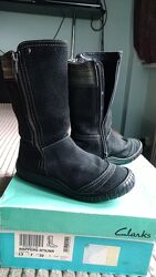 демі сапоги сапожки чоботи чобітки clarks 32 13F gore-tex